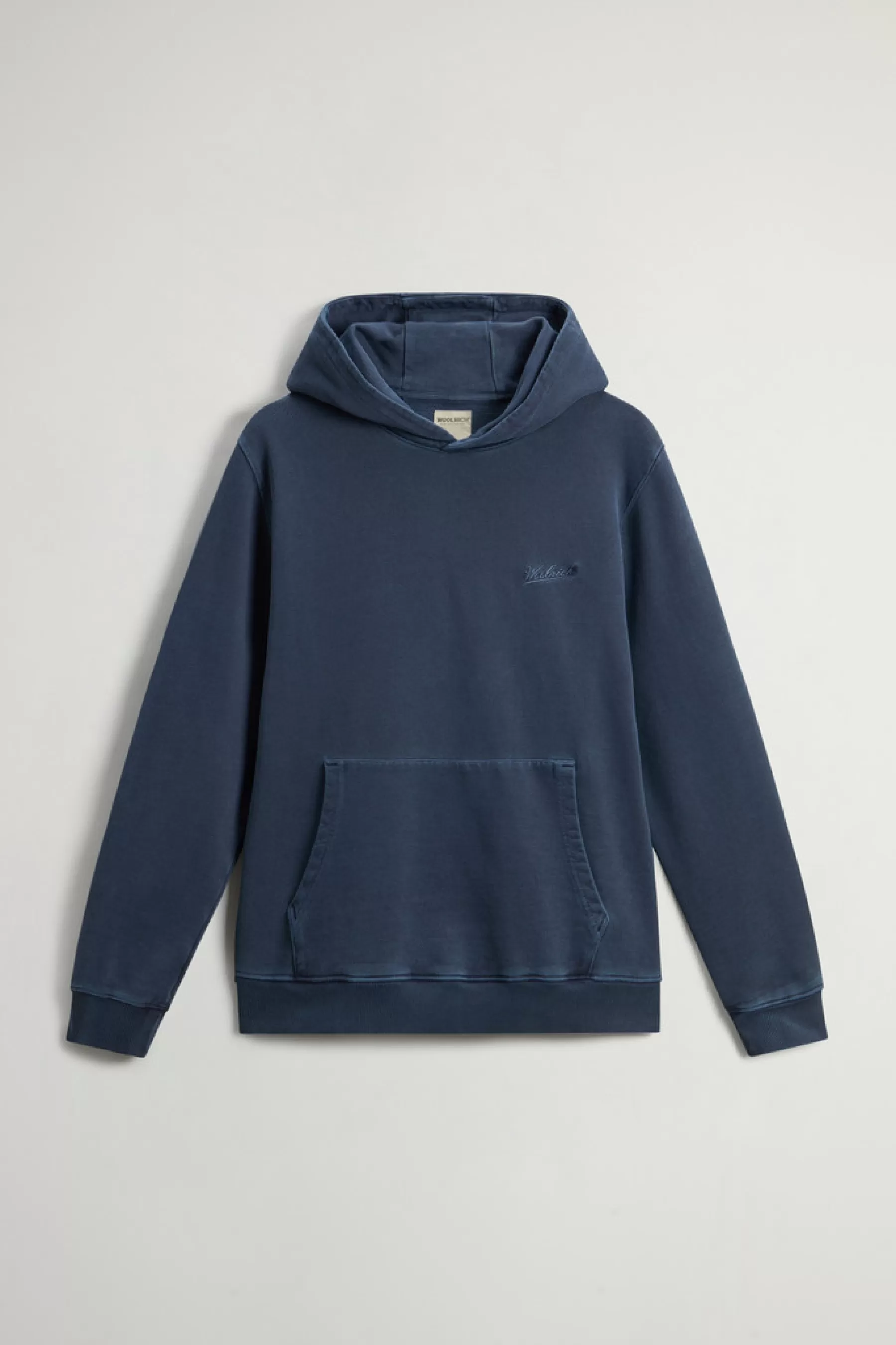 Shop Sweater van zuiver achteraf geverfd katoen met capuchon en geborduurd logo Heren Sweatshirts