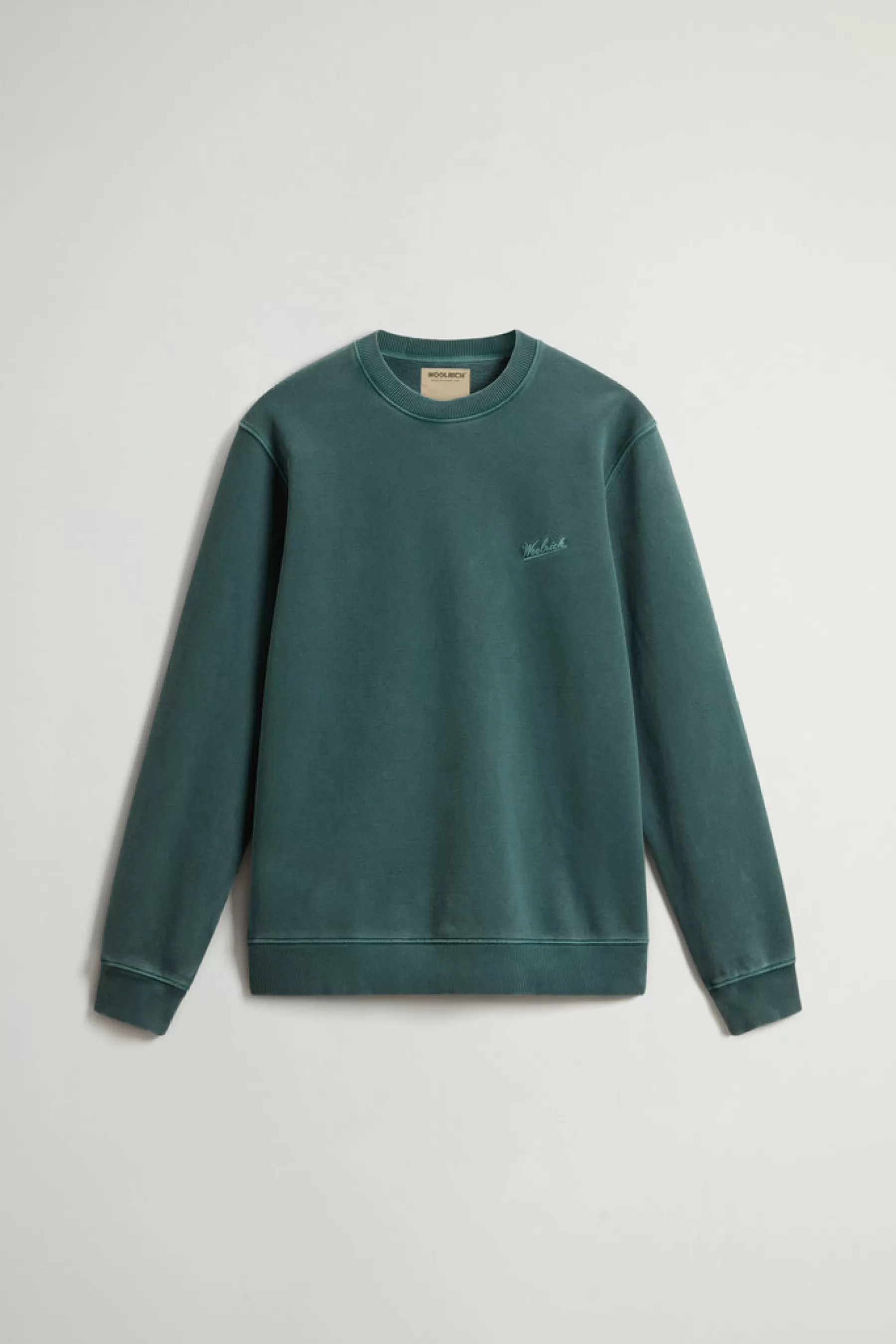 Flash Sale Sweater van zuiver achteraf geverfd katoen met geborduurd logo Heren Sweatshirts