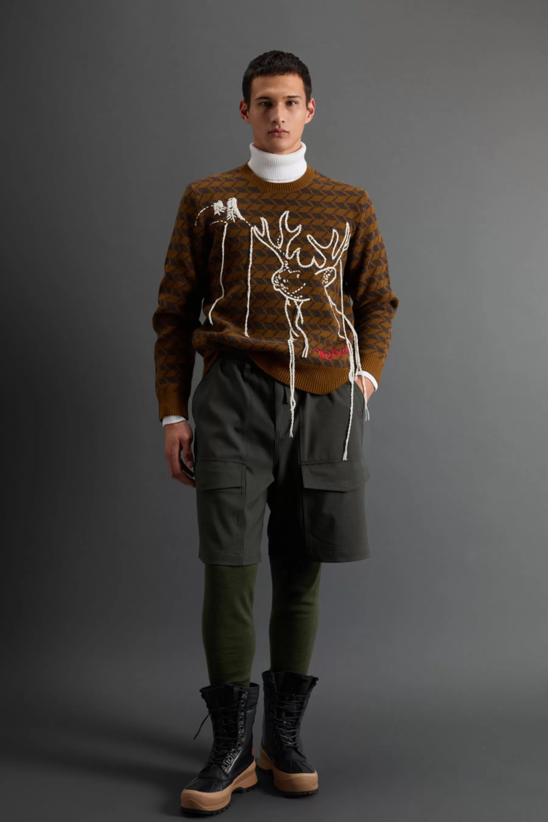 Best Trui met ronde hals van zuivere Merino-wol met borduursel by Todd Snyder Heren Truien