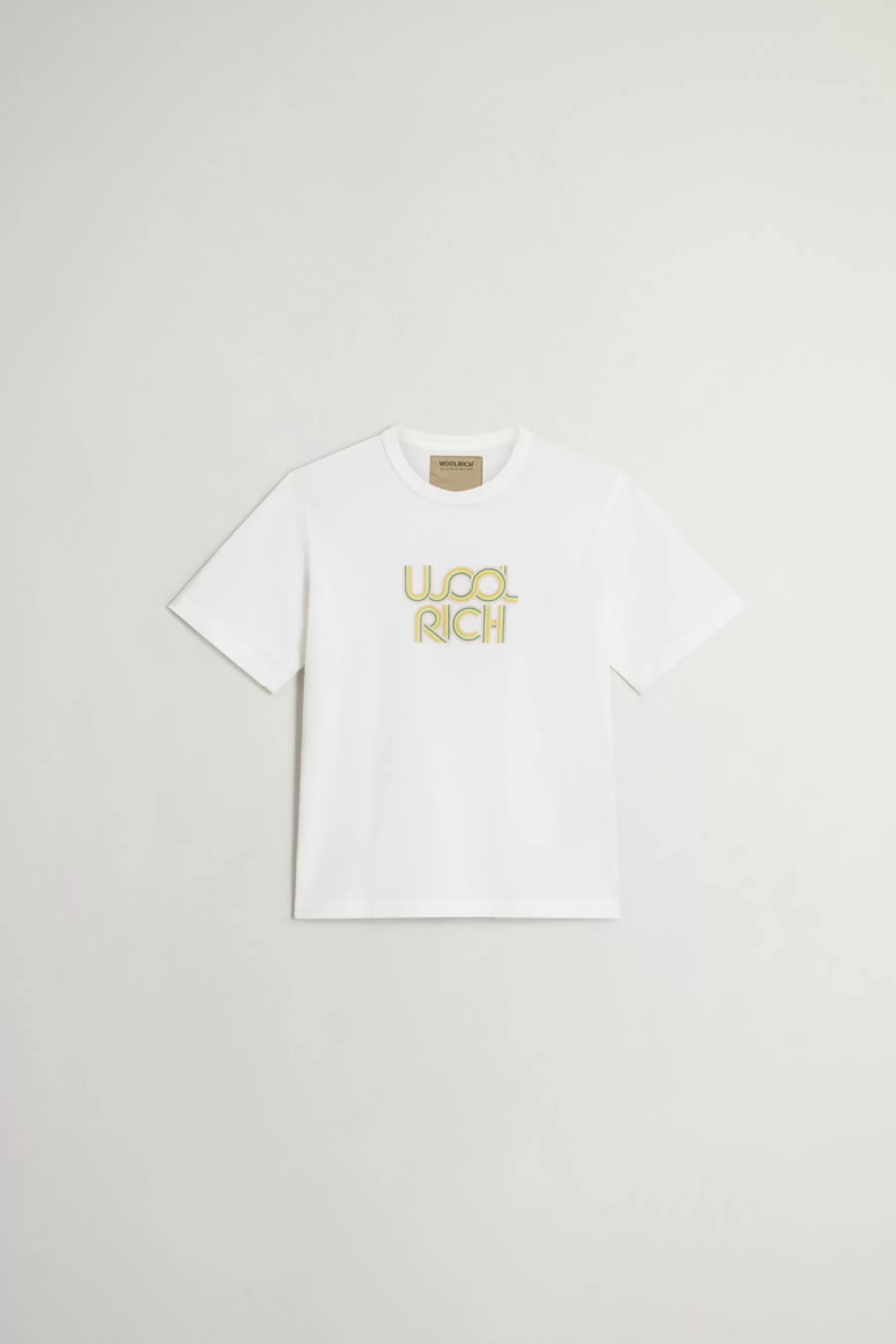 Sale T-shirt voor jongens van zuiver katoen met geprint logo op de borst Kinderen Kleding